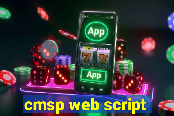 cmsp web script